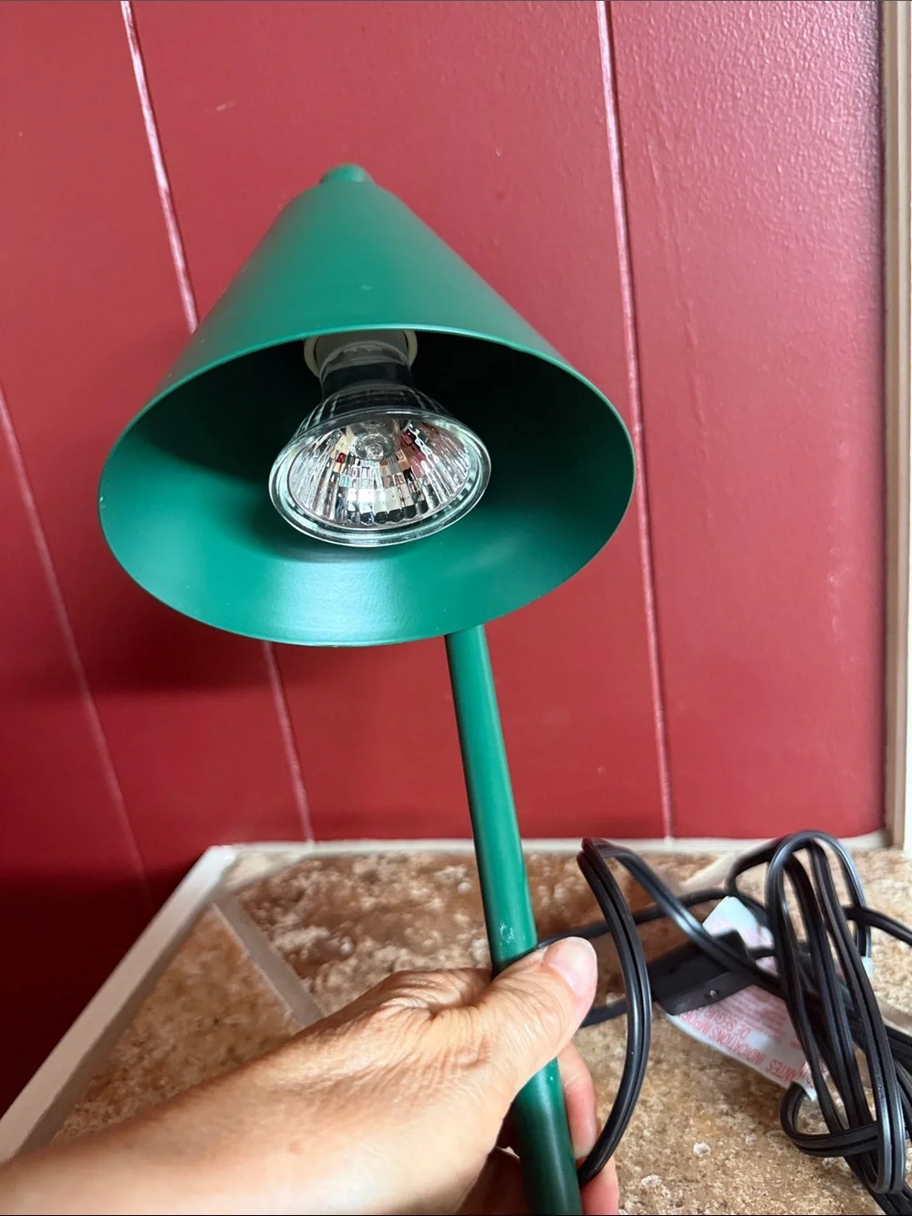Candle warmer light (forest green)